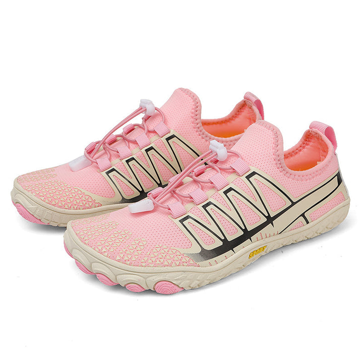 Comfortable unisex barefoot running shoes, ideal for natural stride & activewear.