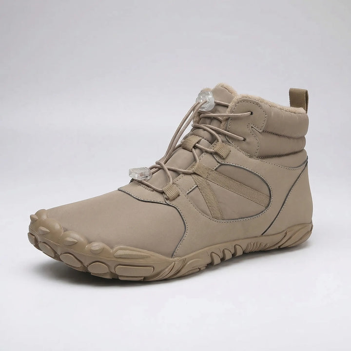 Barefoot hiking boots, unisex, designed for trekking & outdoor activities, warm fleece lining.