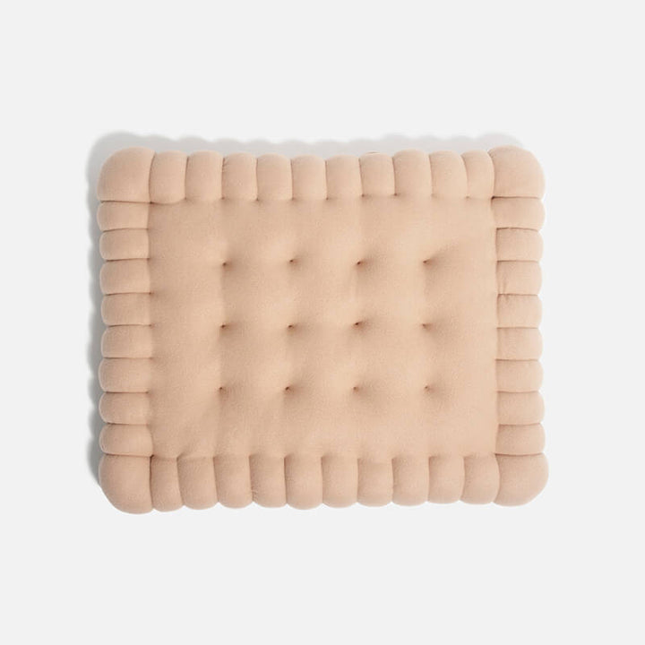 Premium biscuit dog bed with quilted finish, long-lasting pet comfort