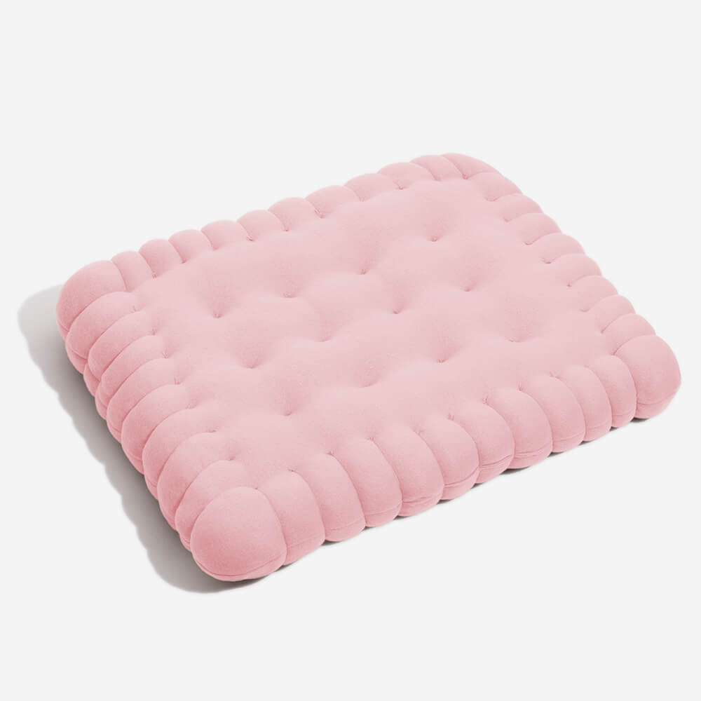 Unisex comfort biscuit dog bed, a durable and soft pet accessory