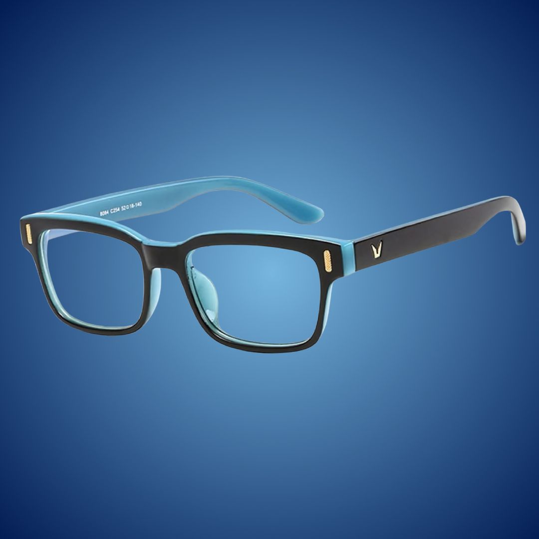 Vision care computer glasses. Unisex blue light blockers, anti-fatigue for extended screen time.