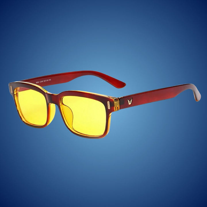 Blue light filter glasses for digital devices. Unisex eyewear for eye protection & better sleep.