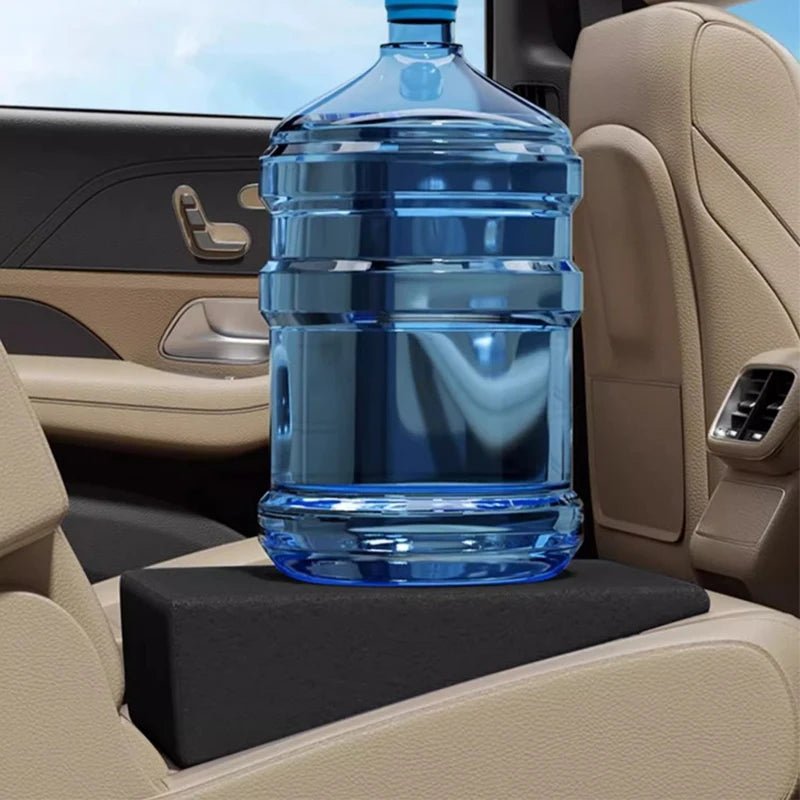 Soft memory foam car cushion enhances driving comfort, posture, and vehicle seat height.
