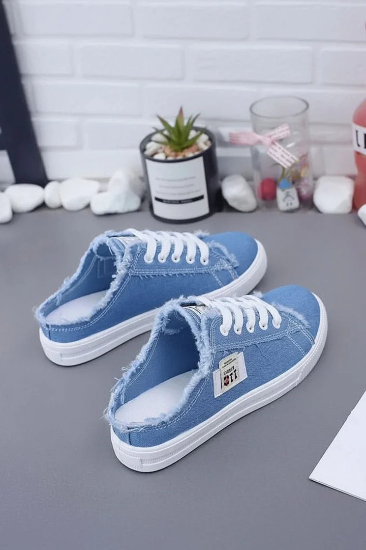 Unisex casual high-top lace-up sneakers for everyday style & comfort.