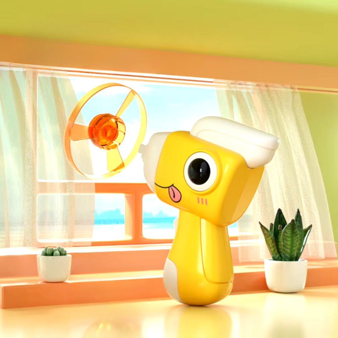 Unisex cat dino frisbee launcher toy, green and yellow with frisbee, promoting pet exercise.