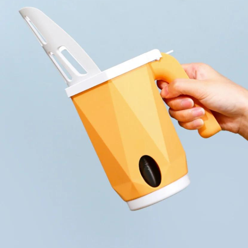 Hygienic cat litter scoop and poop bag combo for easy litter box cleaning and odor control.