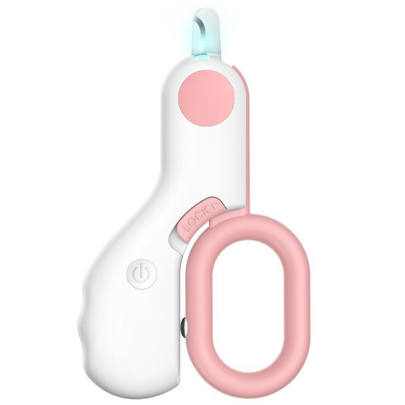 Professional LED cat nail trimmer: safe, adjustable, and easy-to-use for effective pet grooming