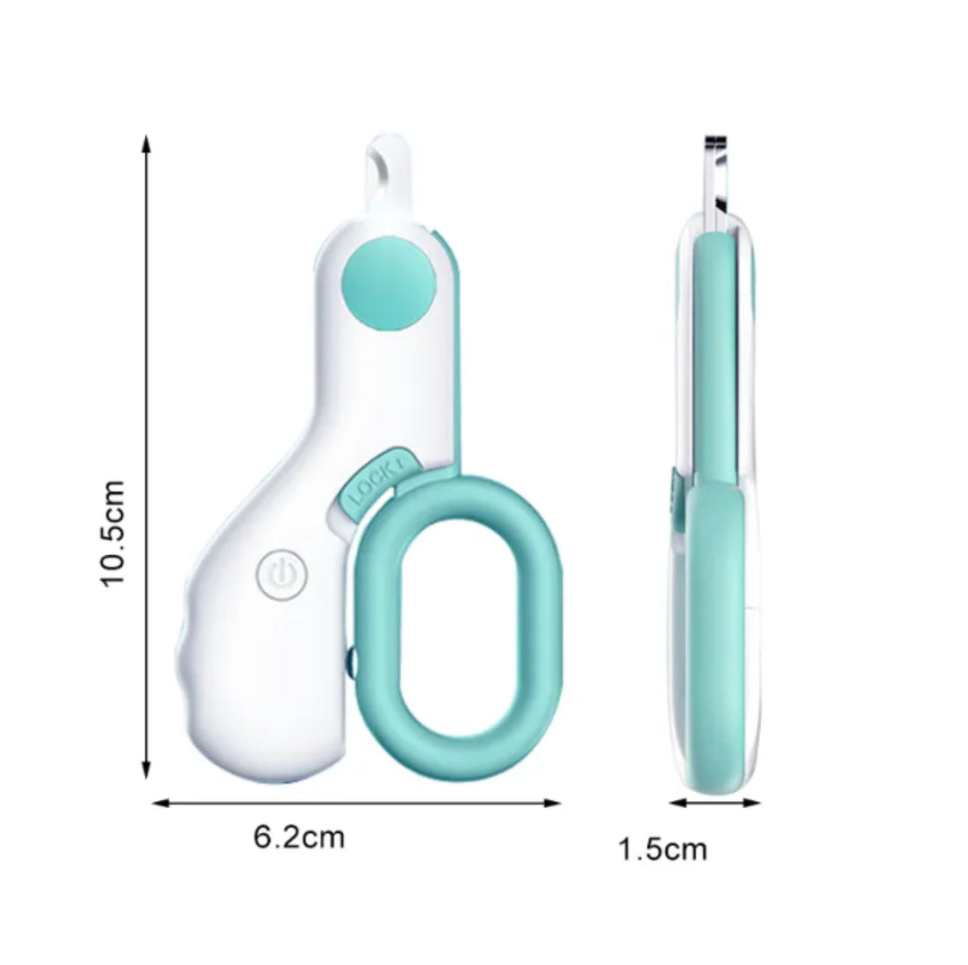 Cat grooming kit essential: unisex nail trimmer with adjustable guard for small and large felines