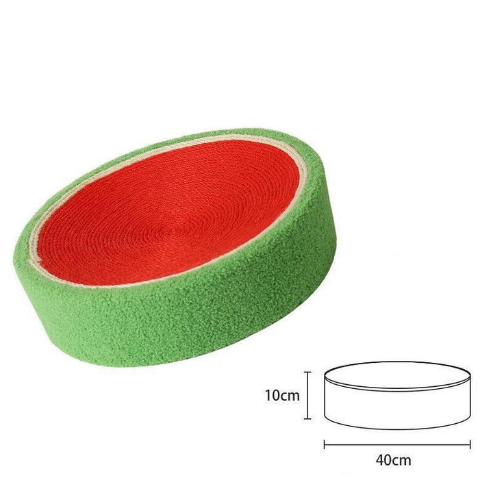 Modern cat accessories: sisal scratch bed designed for comfort and extended feline enjoyment