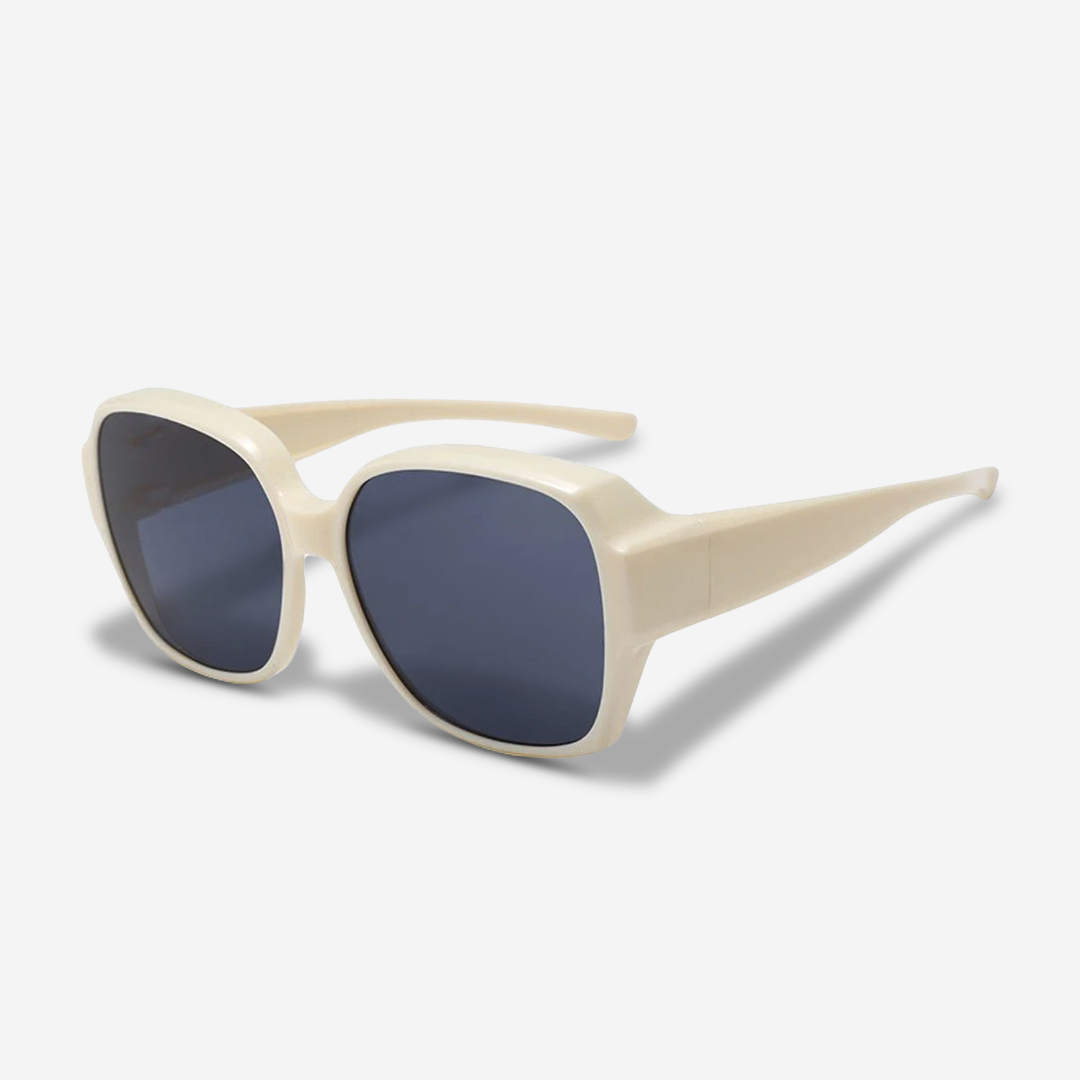 Premium unisex clip-on sunglasses deliver UV400 protection and enhanced vision clarity for prescription eyewear users.