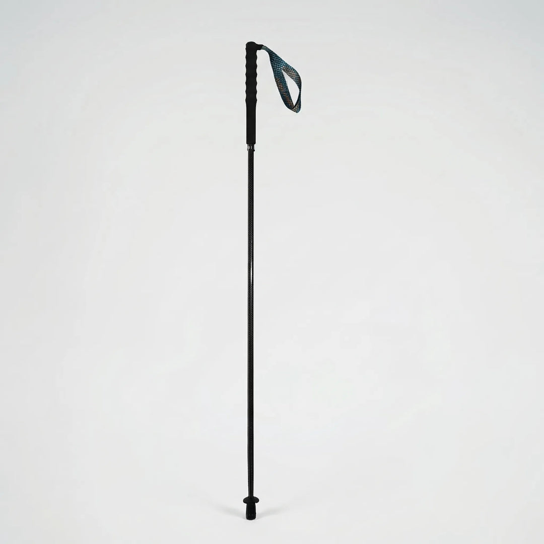 Unisex collapsible trekking poles made of durable carbon fiber, great for backpacking.