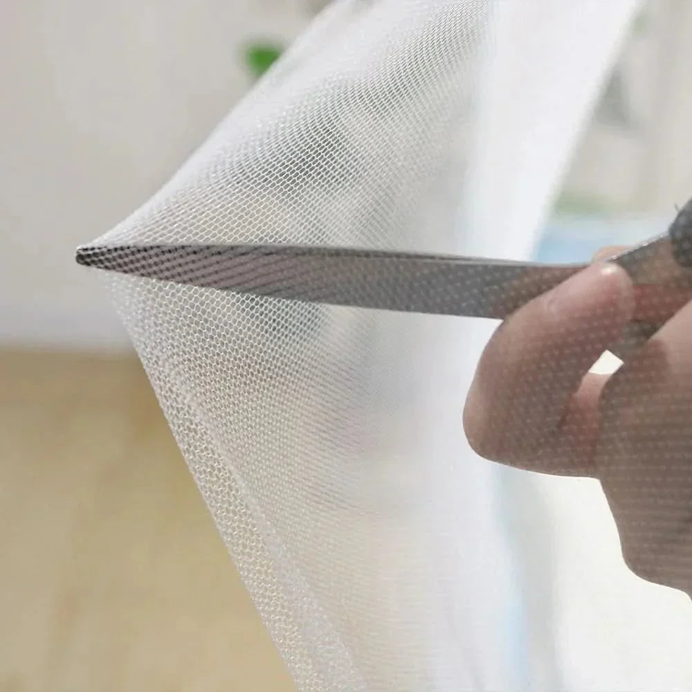 Durable insect protection net set up outdoors for camping. Enjoy peaceful, bug-free sleep under the stars.