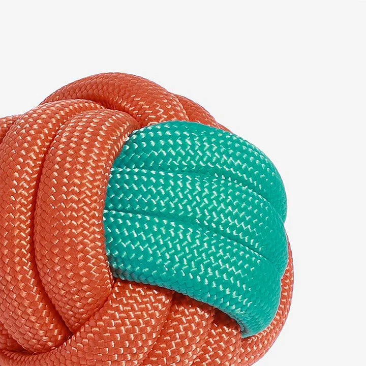 Playtime essential: Unisex knotted rope tug toy for dogs' dental health benefits