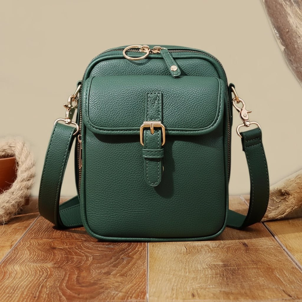 Stylish unisex sling bag, compact for everyday carry. Features anti-theft protection & adjustable strap.