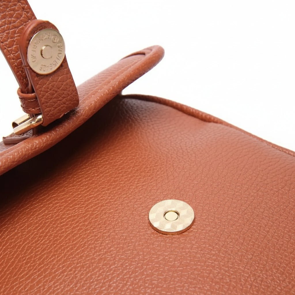 Comfortable crossbody anti-theft bag. Compact, secure, and stylish everyday carry with adjustable strap.