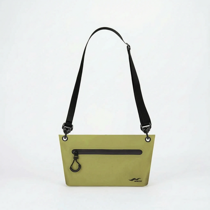 Unisex compact dry bag with shoulder strap, perfect for travel & outdoor essentials.