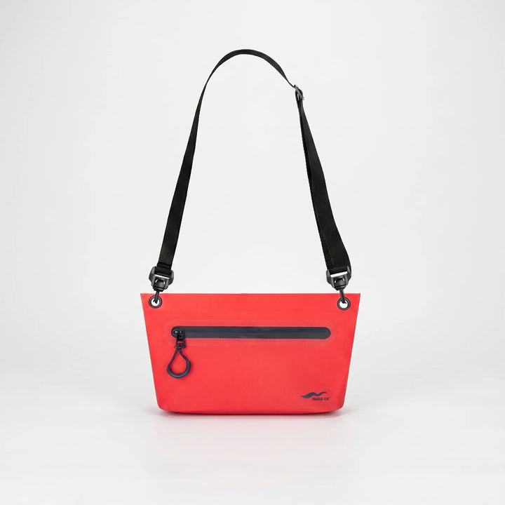 Essential dry bag for kayaking & beach trips, keeping items safe & dry.