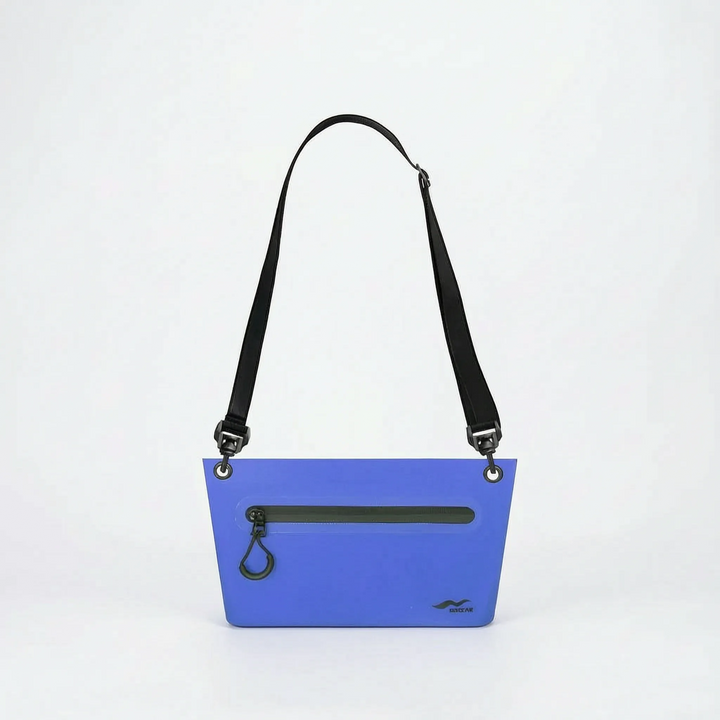 Compact outdoor dry bag, perfect for hiking, camping, and water-related adventures.