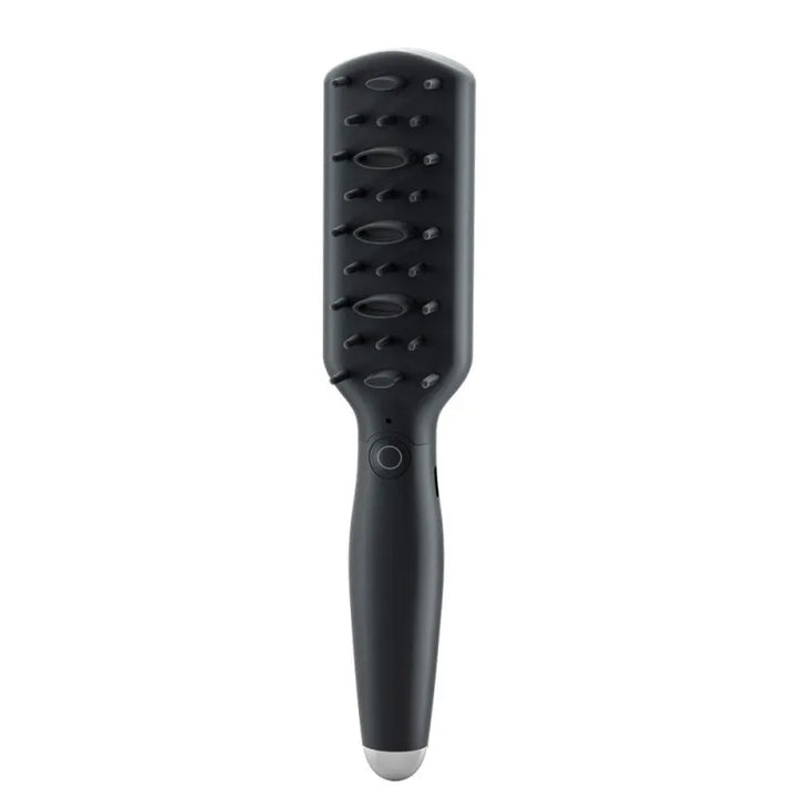 Rechargeable electric grooming brush for pets, a versatile dog and cat shedding tool