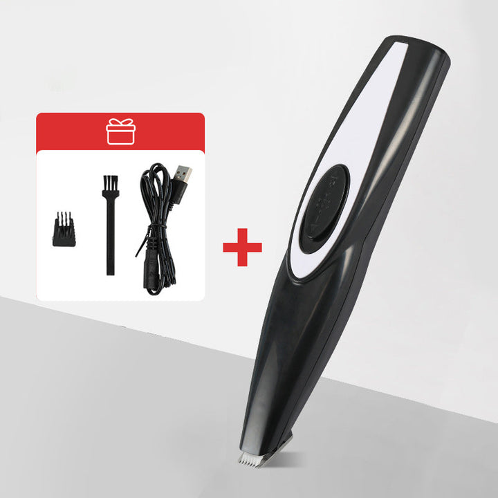 Unisex cordless pet precision trimmer for paws, ears, and snout grooming
