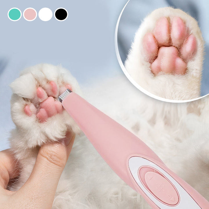 Rechargeable pet trimmer for sensitive skin, cordless design
