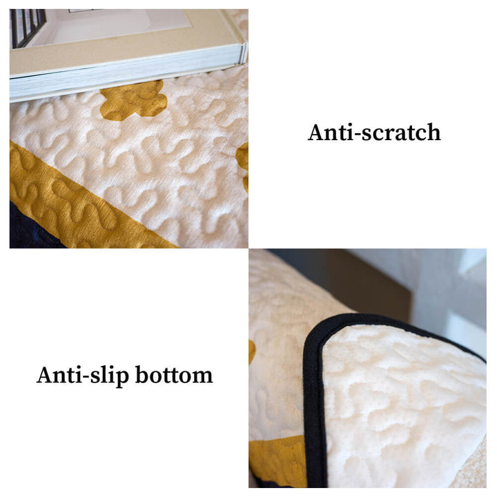 Unisex sofa cover in modern living room, anti-scratch for pet friendly furniture protection