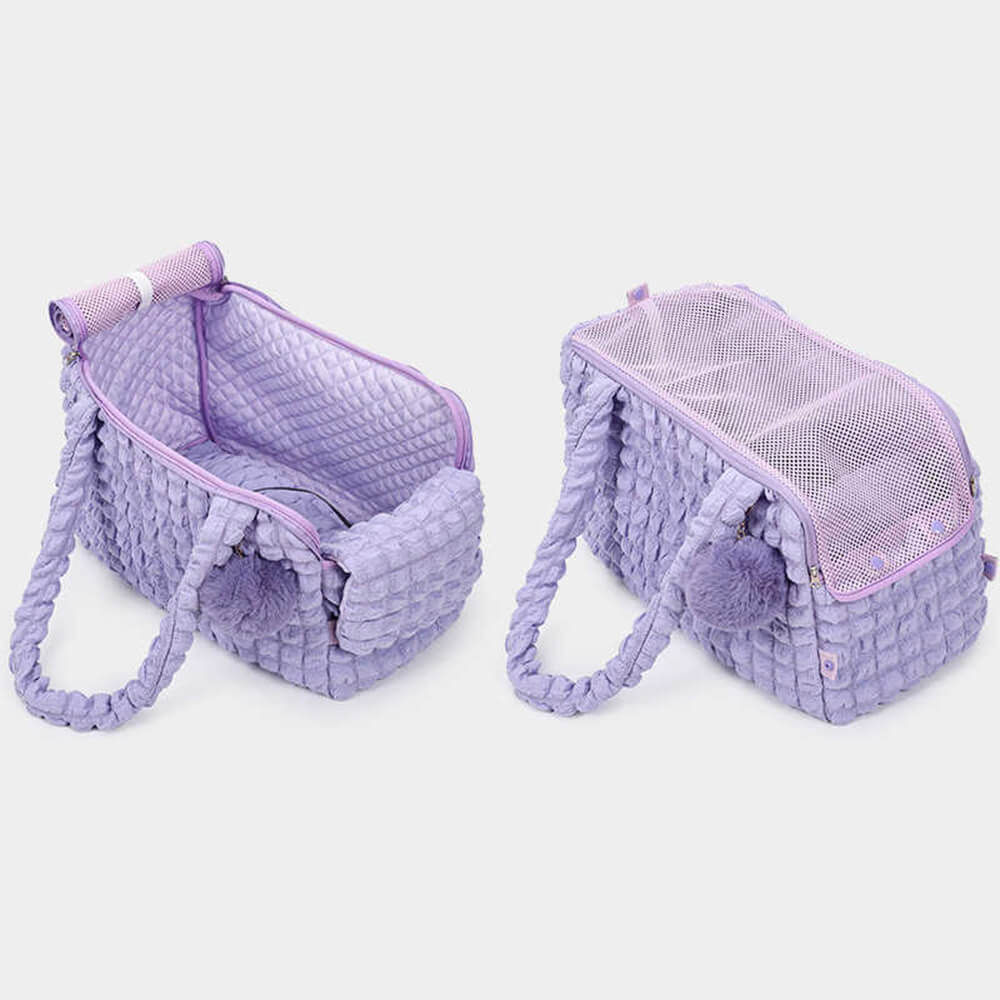 Unisex versatile pet carrier shoulder bag, ideal for urban pet owners