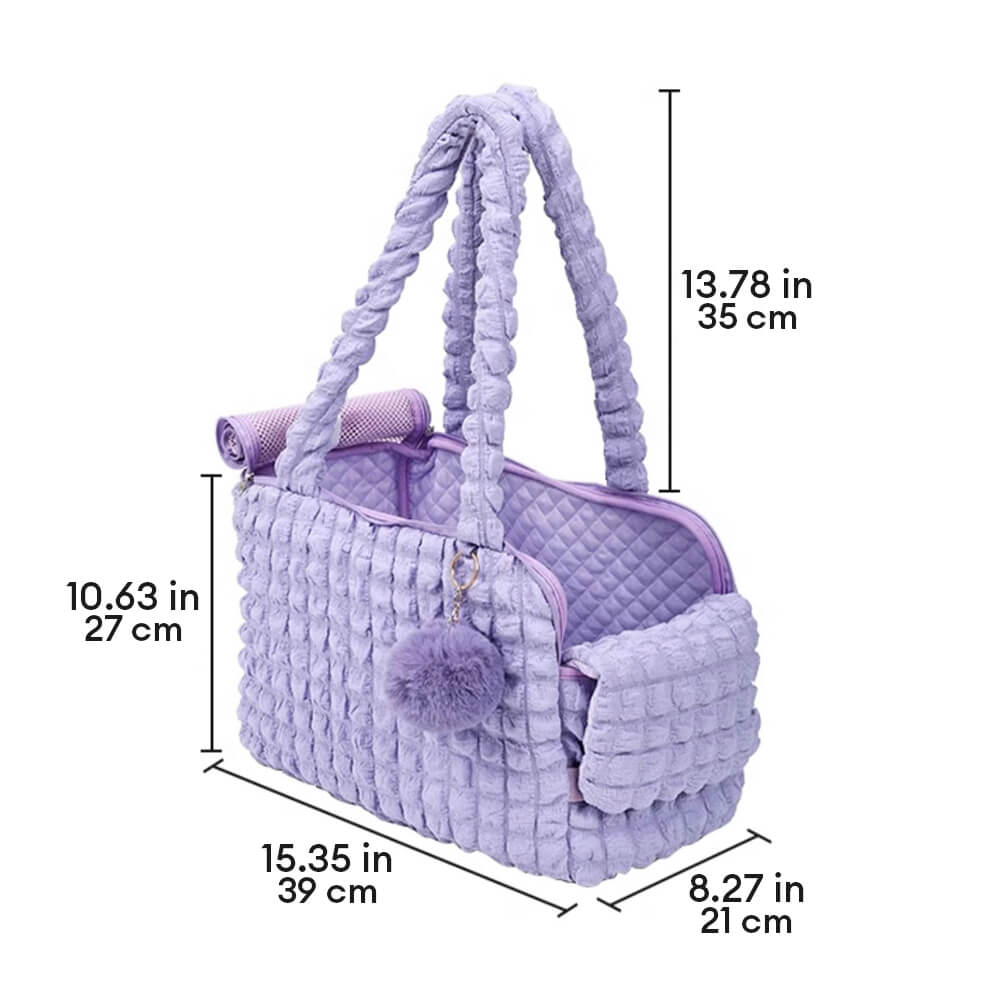 Compact pet travel bag, lightweight design making travel easy for pet parents