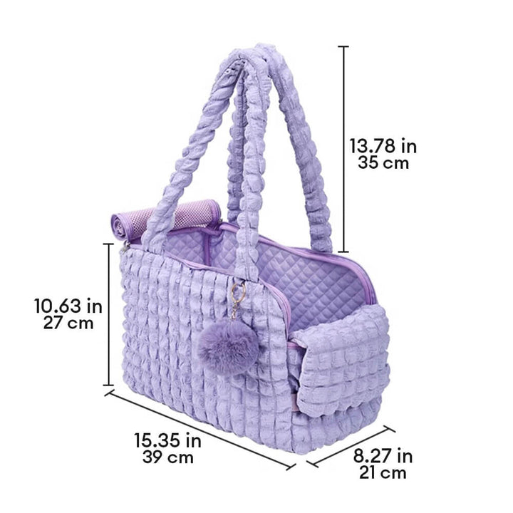 Compact pet travel bag, lightweight design making travel easy for pet parents