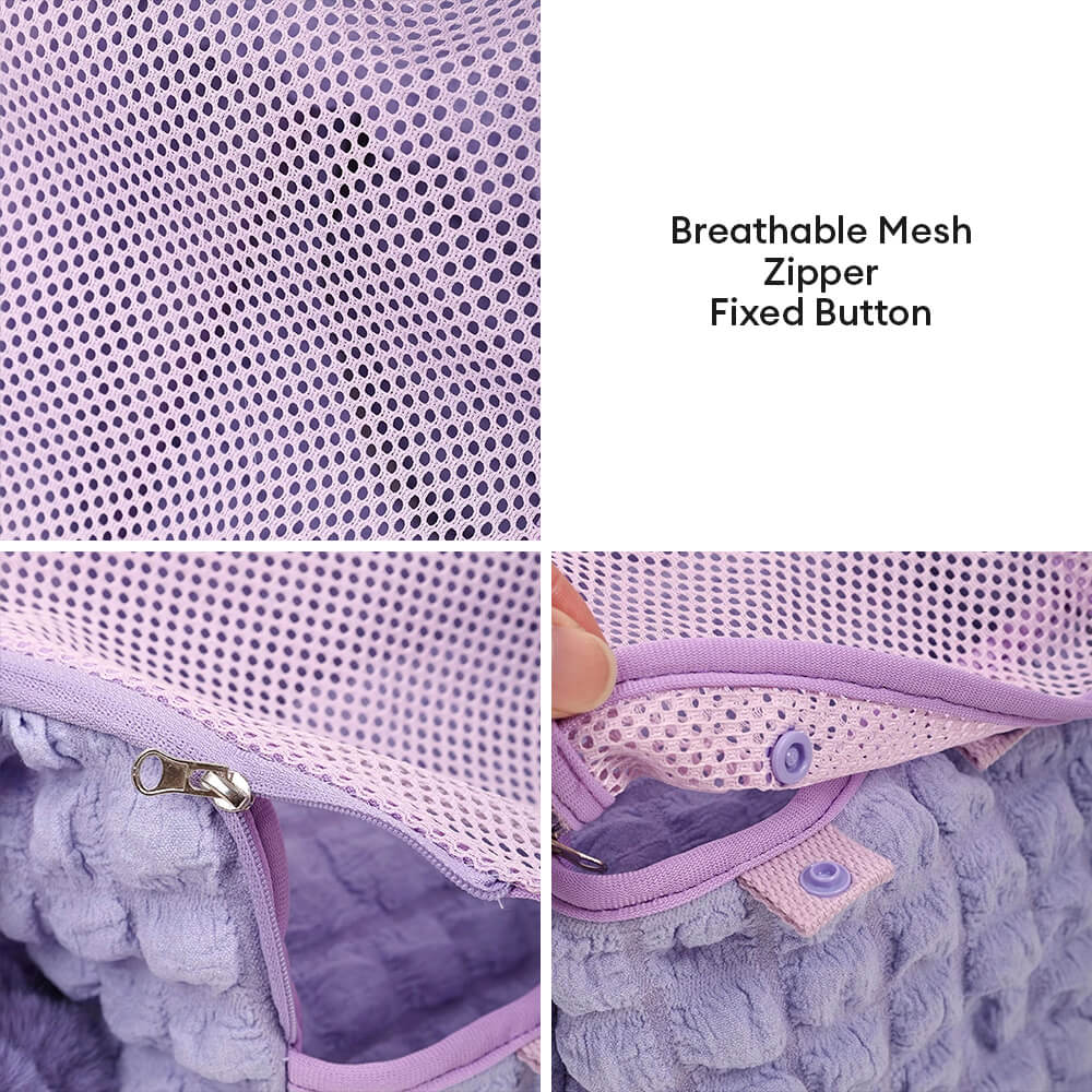 Dog carrier shoulder bag with adjustable strap and front pocket