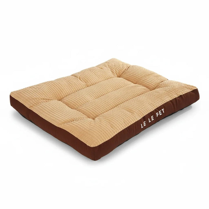Unisex cozy pet bolster bed for dogs and cats, orthopedic support, washable fleece cover