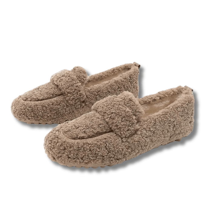 Cozy unisex winter home footwear for men & women. Warm comfort slippers with non-slip sole for relaxation.
