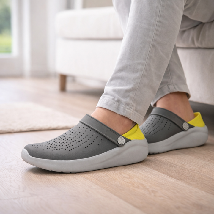 Padded unisex comfort sandals, providing excellent arch support for all-day wear.