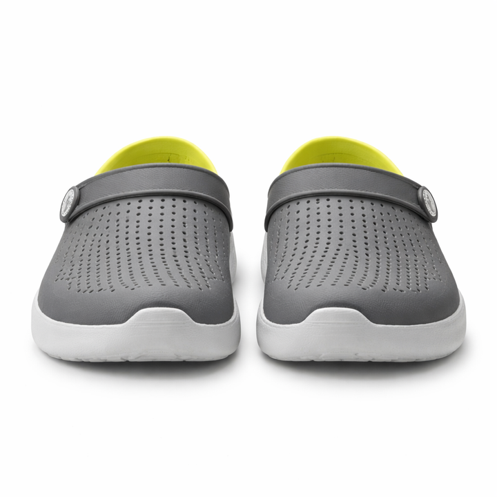 Breathable unisex summer footwear with arch support & lightweight design.