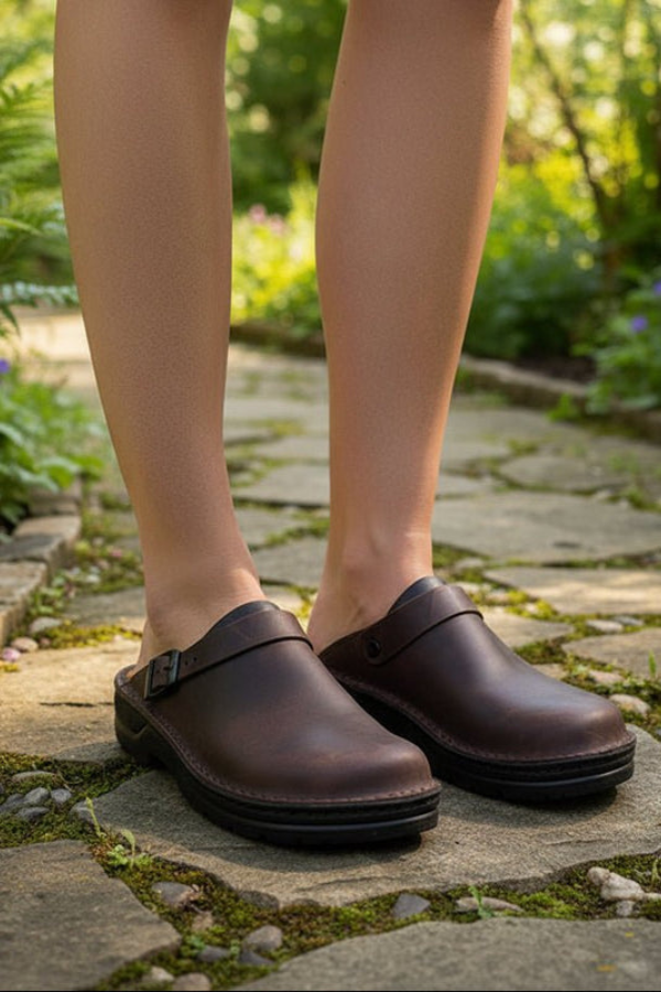 Unisex cushioned support clogs, ideal for long-lasting comfort & daily wear. Ergonomic slip-on design.