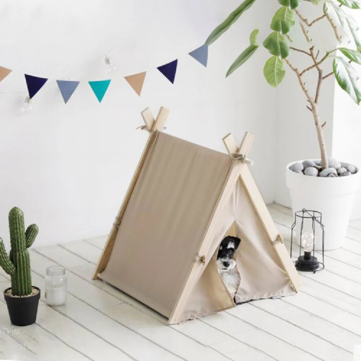 Indoor pet accessory: New4 unisex detachable pet bed for small animals, organic cotton