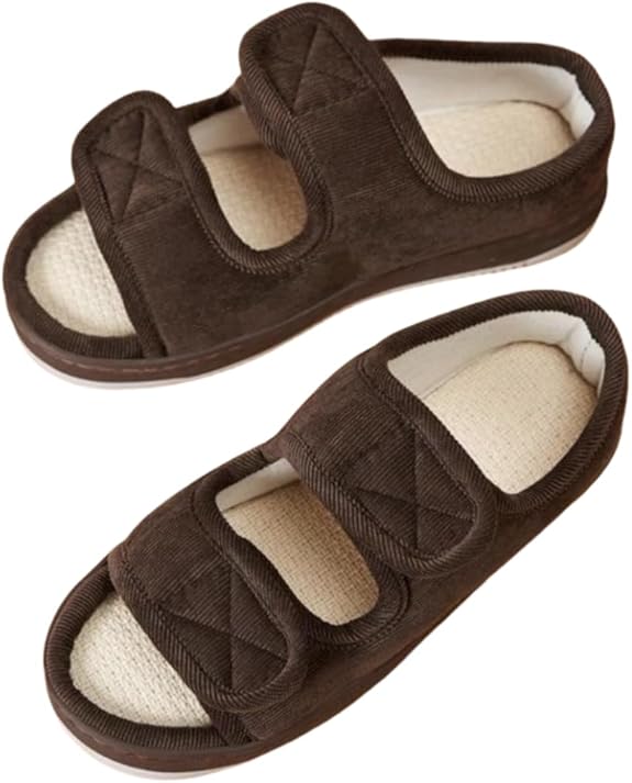 Ultra-comfort diabetic sandals for swollen & sensitive feet. Unisex wide-fit design, adjustable for edema.