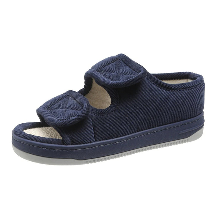 Healthy foot support: unisex diabetic sandals for swollen, sensitive feet. Wide, adjustable, pain relief.