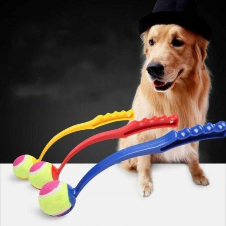 Unisex dog ball launcher, 38cm, for active fetch play & canine exercise