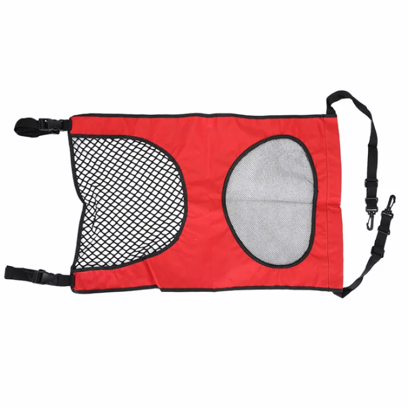 Durable dog gear car backseat organizer bag, perfect for pet supplies, water bottles, and toys on the go