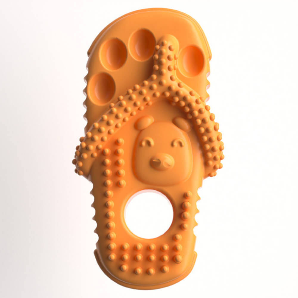 Unisex dog chew slipper toy, a fun and functional pet supply for teeth cleaning & healthy teeth