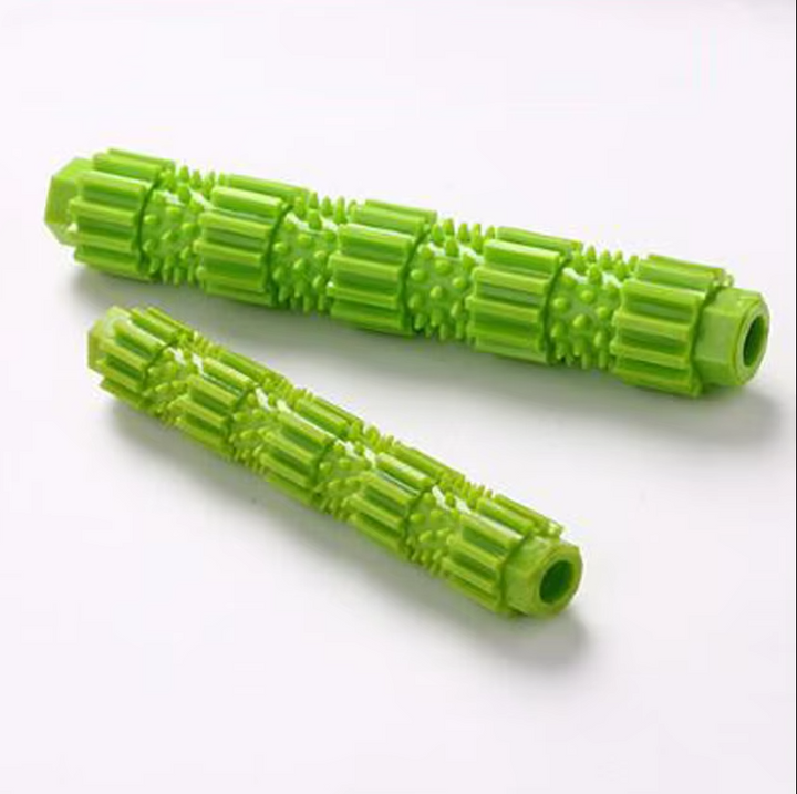 Dog treat dispenser and chew toy, an essential pet supply for dog dental care and interactive play.