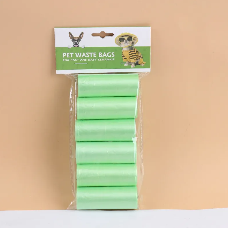 Modern dog poop bag dispenser, yellow, sleek design, and practical handle, enhancing any dog walking experience.