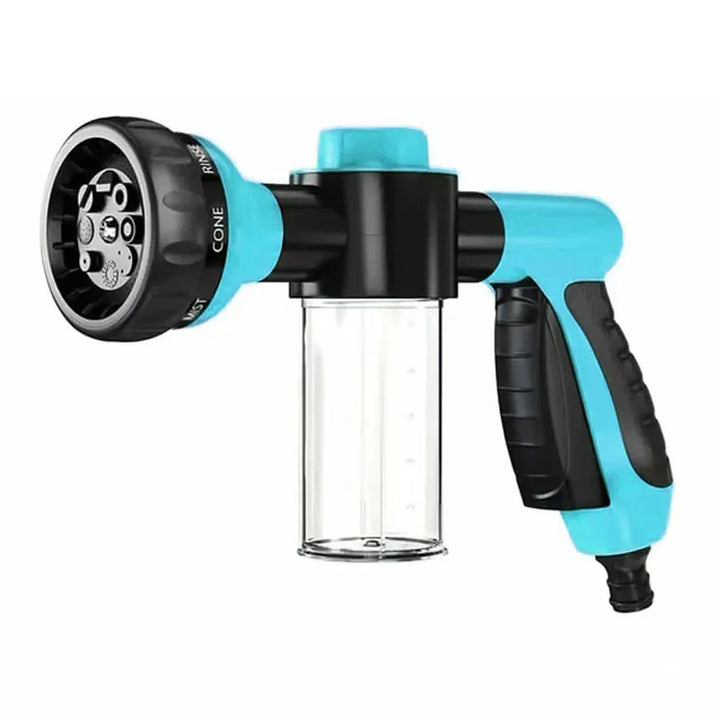 Dog shampoo sprayer and bath tool, unisex design for efficient pet care and cleaning accessory.