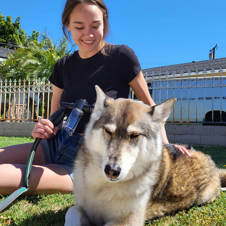Easy clean dog shampoo spray head, essential pet supplies for hassle-free grooming.