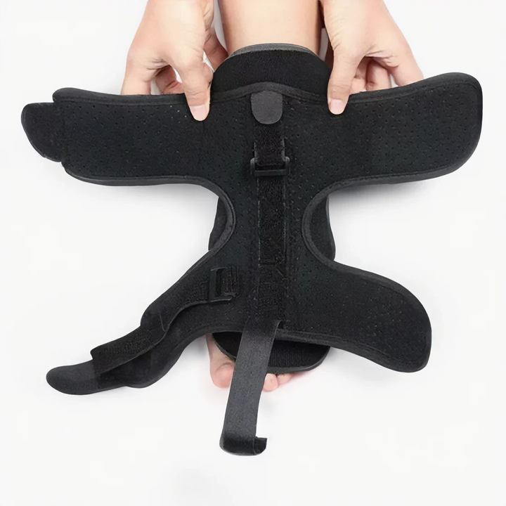 Adjustable dorsal night splint for plantar fasciitis, Achilles tendonitis. Unisex foot & ankle pain relief.