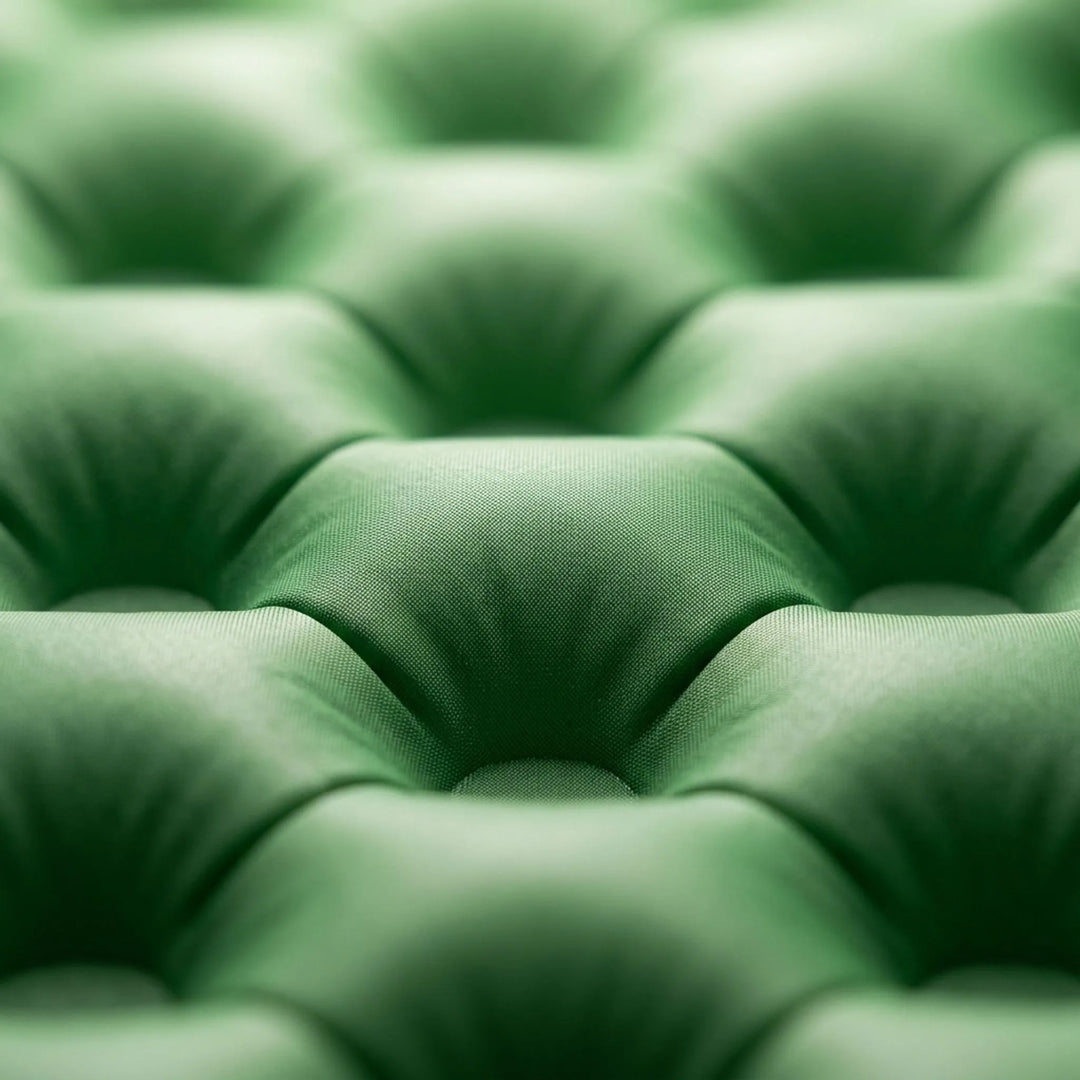 Lightweight double camping air mattress for backpackers; essential two-person inflatable sleeping pad.