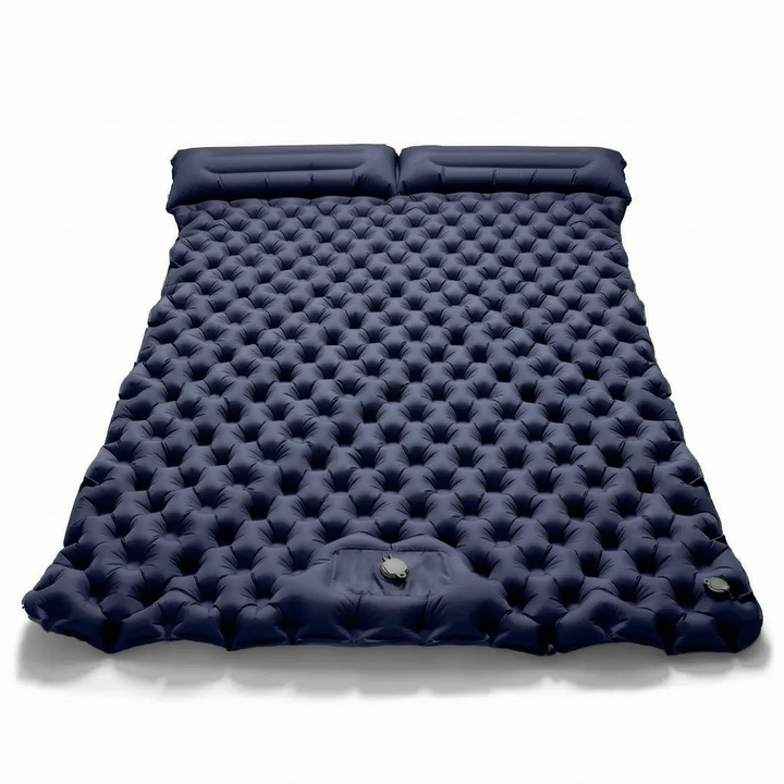 High-quality double sleeping pad, an inflatable bed perfect for comfortable two-person outdoor camping.