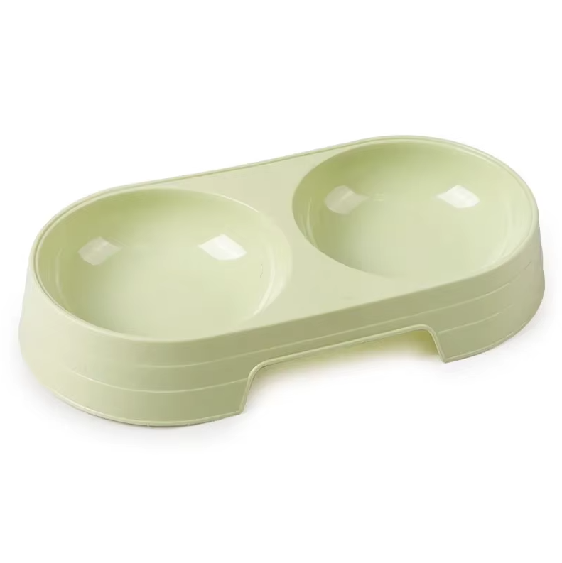 Non-slip double pet bowls, a durable and practical dog feeding solution