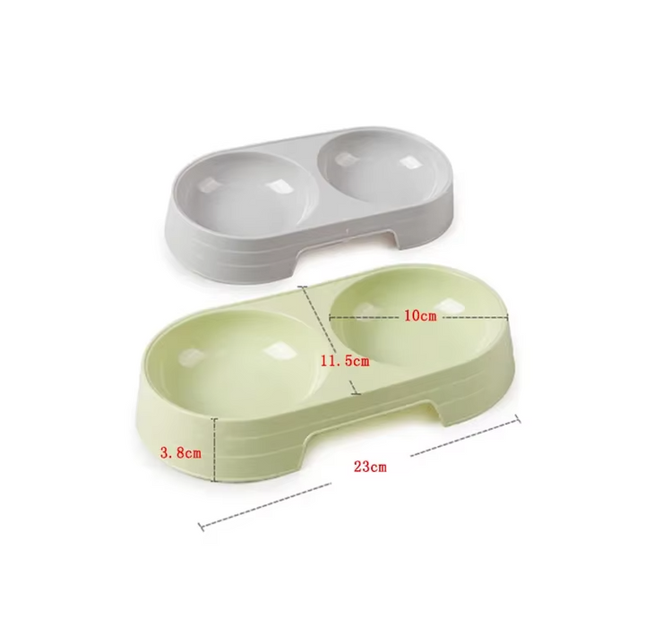Stainless steel pet bowls, non-slip base, perfect for messy eaters, easy clean